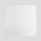 Подложка усиленная, 22 х 22 см, золото - белый жемчуг, 3,2 мм (комплект 5 шт) - фото 25273043