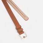 Ремень женский, ширина 2,4 см, пряжка металл, цвет рыжий 9291564