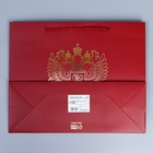 Пакет подарочный, упаковка, «Россия с тобой», 32 х 26 х 12 см - фото 6751544