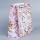 Пакет подарочный ламинированный, упаковка, «8 марта», ML 21 х 25 х 8 см - Фото 3