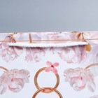 Пакет подарочный ламинированный, упаковка, «8 марта», ML 21 х 25 х 8 см - Фото 4