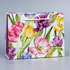 Пакет подарочный ламинированный вертикальный, упаковка, «Твоя весна», MS 18 х 23 х 8 см - Фото 2