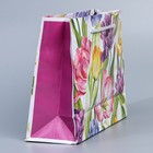 Пакет подарочный ламинированный вертикальный, упаковка, «Твоя весна», MS 18 х 23 х 8 см - Фото 4