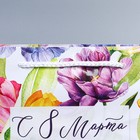 Пакет подарочный ламинированный вертикальный, упаковка, «Твоя весна», MS 18 х 23 х 8 см - Фото 5