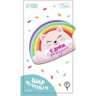 Воздушный шар фольгированный 23" «Радуга», с подложкой - Фото 7