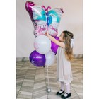 Воздушный шар фольгированный 23" «Бабочка», с подложкой - Фото 5