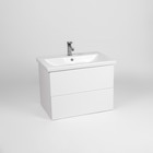 Тумба VIANT «София» 2 ящика, подвесная, 425х655х500 мм, с раковиной COMO 70 - фото 12757809