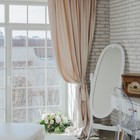 Штора портьерная  "Этель" 265*270 см Ренессанс  Белое золото ,100% п/э - фото 21909291