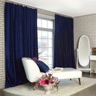 Штора портьерная «Этель», 145×270 см, валенсия голубая океан - Фото 1