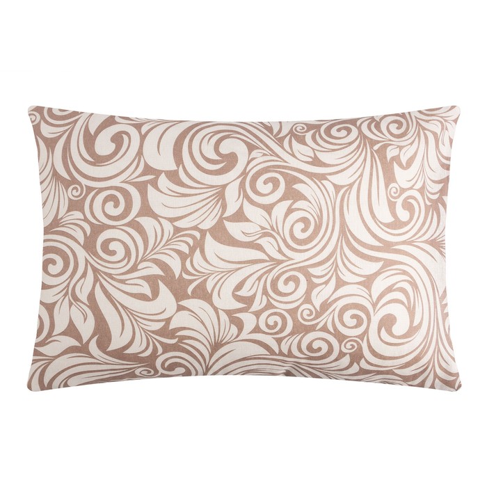 Наволочка Экономь и Я "Узоры" цв.бежевый, 50*70, 100%хлопок, бязь 100 гр/м2