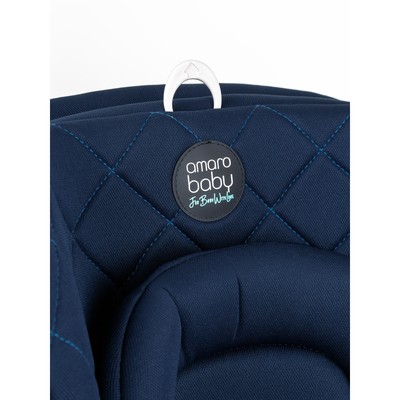 Автокресло детское AmaroBaby Brilliant, крепление Isofix, класс D, группа 0+/1/2/3 (0-36 кг), цвет синий
