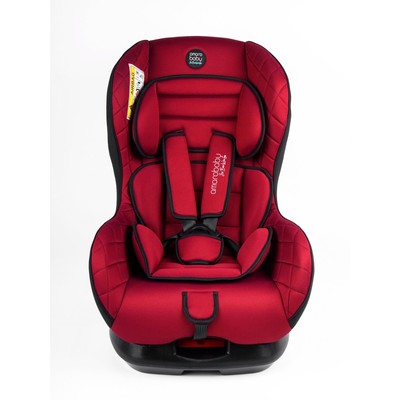 Автокресло детское AmaroBaby Safety, группа 0+/1 (0-18 кг), цвет красный/чёрный