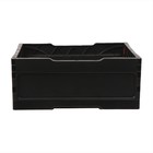 Ящик складной, пластиковый, 40 × 30 × 17 см, чёрный - фото 9099164