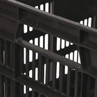 Ящик универсальный, пластиковый, 51×34×30 см, на 30 кг, чёрный - Фото 2