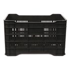 Ящик универсальный, пластиковый, 51×34×30 см, на 30 кг, чёрный - Фото 5