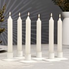 Свеча хозяйственная, 50 грамм, белая, 2х17,5 см, 5 ч - Фото 1