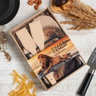 Набор подарочный «Доляна. Глава семьи»: варежка 20×28 см, прихватка 17×17 см, 2 лопатки - Фото 1