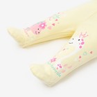 Ползунки для девочки, цвет жёлтый, рост 74 см - фото 54740110