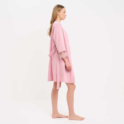 Комплект домашний женский (халат, сорочка) KAFTAN:Basic, размер 48-50, розовый