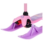 Самокат-снегокат 2 в 1 GRAFFITI «Зайка» - Фото 14