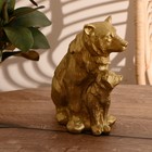 Сувенир "Медведица с медвежонком" алюминий 28 см - Фото 2