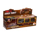 УЦЕНКА Грузовик инерционный «Динозавр», 3 машины, свет, звук - Фото 11