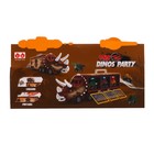 УЦЕНКА Грузовик инерционный «Динозавр», 3 машины, свет, звук - Фото 3