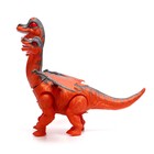 Динозавр Dragon, эффект дыма, откладывает яйца, с проектором, цвет оранжевый, уценка - Фото 2