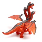 Динозавр Dragon, эффект дыма, откладывает яйца, с проектором, цвет оранжевый, уценка - Фото 3