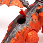 Динозавр Dragon, эффект дыма, откладывает яйца, с проектором, цвет оранжевый, уценка - Фото 4