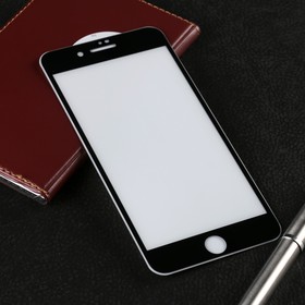 Защитное стекло Krutoff для iPhone 7 Plus/8 Plus, полный клей, черное