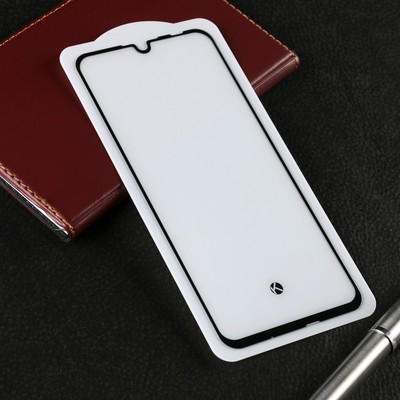 Защитное стекло Krutoff для ITEL A48, полный клей, чёрное