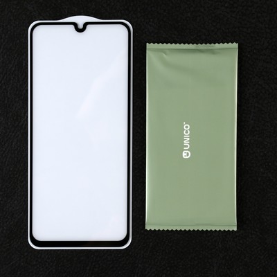 Защитное стекло Krutoff для ITEL Vision 2S, полный клей, чёрное