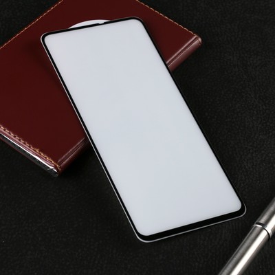 Защитное стекло Krutoff для ITEL Vision 3, полный клей, чёрное