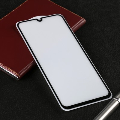 Защитное стекло Krutoff для Tecno Spark 8/8P, полный клей, чёрное