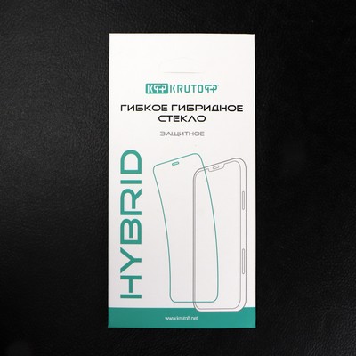 Защитное стекло Krutoff, для ITEL A17, гибридное, полный клей