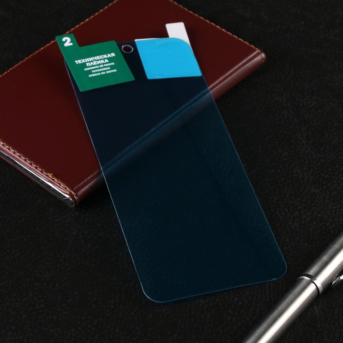 Защитное стекло Krutoff, для Tecno Camon 18, гибридное, полный клей - Фото 1