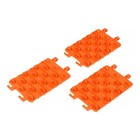 Антибукс 13,5х19,5x3 см, набор 3 шт, оранжевые - фото 9324697