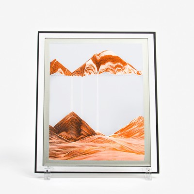 Песочные часы-картина «Пустыня», 30×25 см, антистресс, песок оранжевый