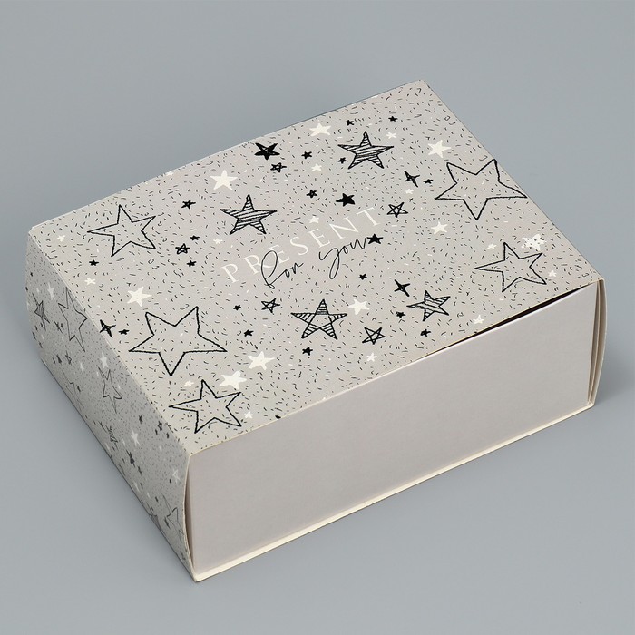 Коробка подарочная складная, упаковка, «Звёзды», 20 х 15 х 8 см