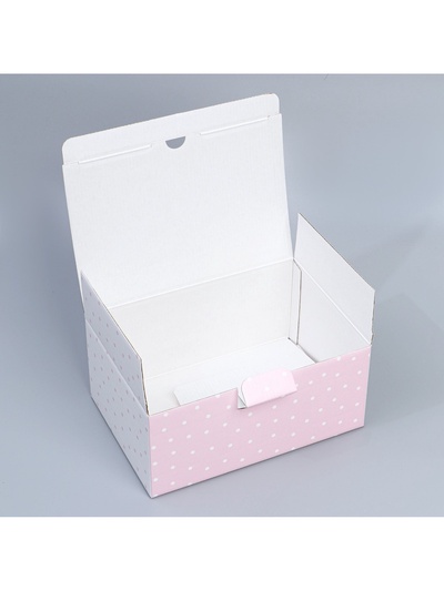 Коробка подарочная сборная, упаковка, «8 марта», 22×15×10 см