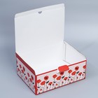 Коробка подарочная сборная, упаковка, «С праздником весны», 26 х 19 х 10 см - фото 6752578