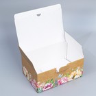 Коробка подарочная сборная, упаковка, «С женским днём», 8 марта, 22 х 15 х 10 см - Фото 6