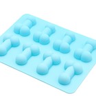 Форма для шоколада, 18×13 см, голубой, 18+ - Фото 1