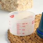 Контейнер для хранения сыпучих с дозатором, 1 кг, 17×10.5×22 см, пластик, прозрачный - Фото 4