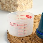 Контейнер для хранения сыпучих с дозатором, 1 кг, 17×10.5×22 см, пластик, прозрачный - Фото 5