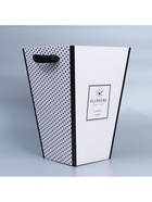 Переноска для цветов на лентах «Flowers for you», 15 х 23 х 35 см (комплект 5 шт) - фото 45938910