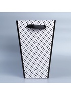 Переноска для цветов на лентах «Flowers for you», 15 х 23 х 35 см (комплект 5 шт) - фото 45938911