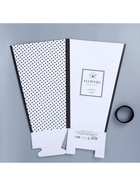 Переноска для цветов на лентах «Flowers for you», 15 х 23 х 35 см (комплект 5 шт) - фото 45938912