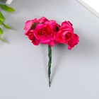 Декор для творчества "Букет из роз" (1 набор=1 букету) в букете 12 цветков МИКС 8 см - Фото 4